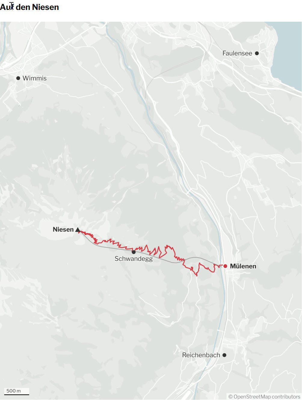 map niesen