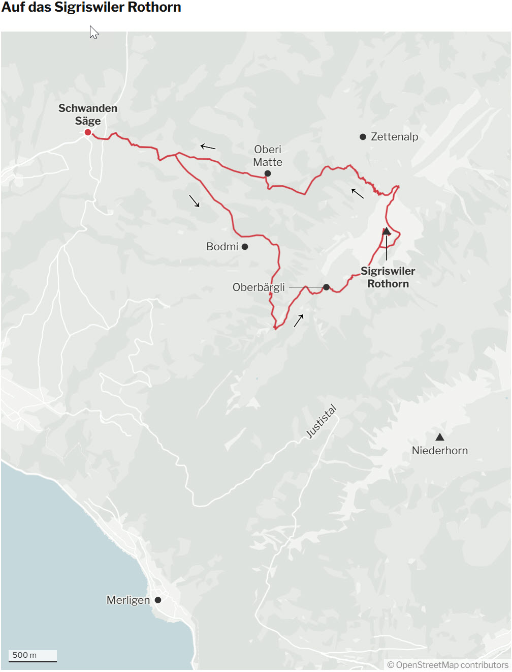 map sigriswiler rothorn